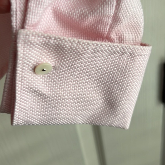 Pink Banana Republic Button Down Textured Blouse - Picture 3 of 6